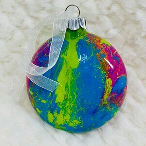 Hand Painted Glass Ornament